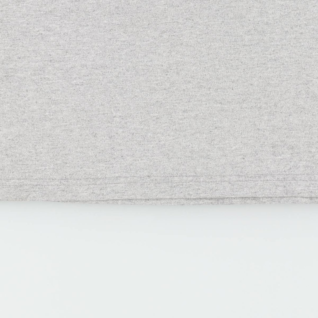 Fruit of the Loom Ringer T-shirt, Men's Size L (approx.) cotton gray type Vintage Second Hand