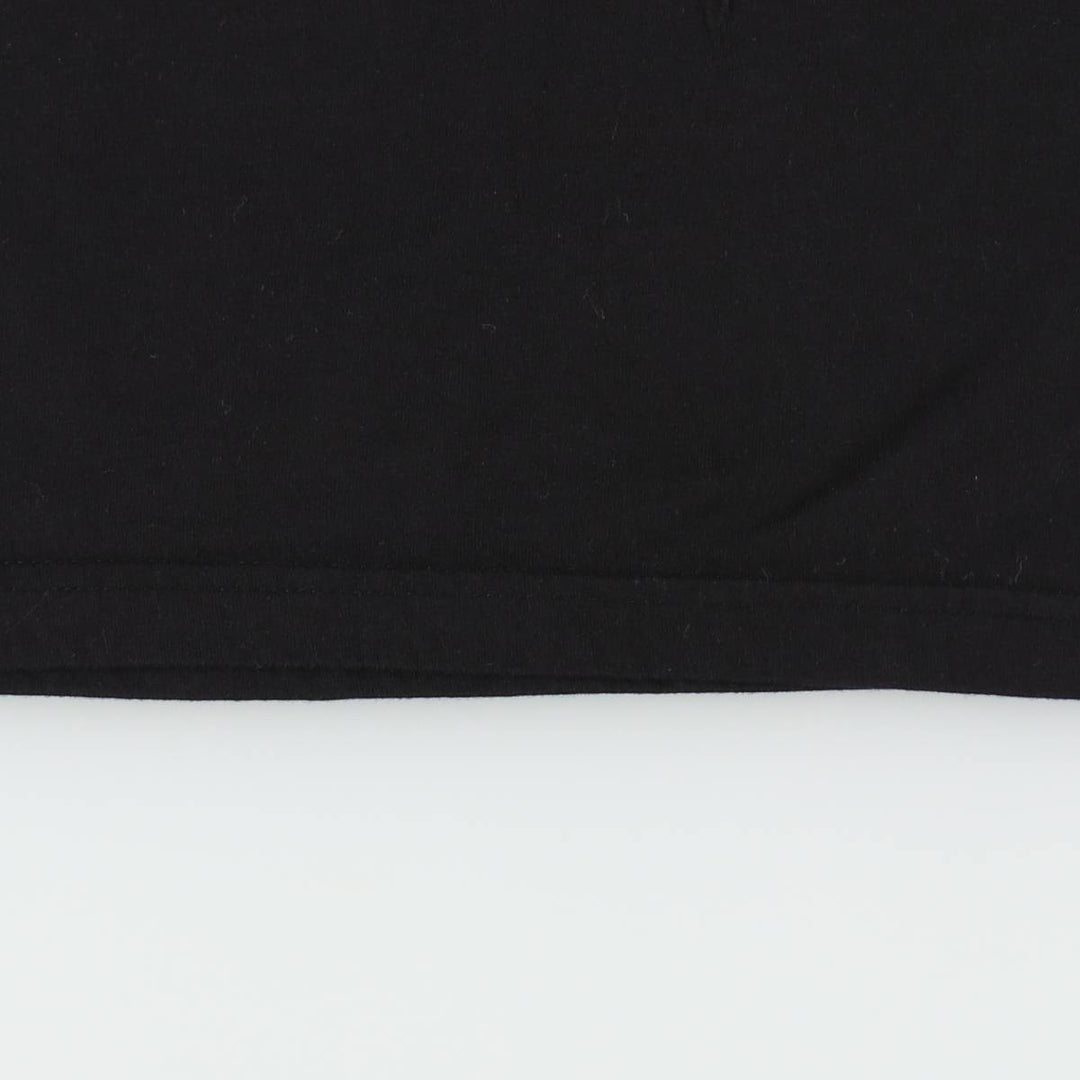 90'S Disney Mickey Mouse V-neck Ringer T-shirt, Character Print T-shirt, Men's XL equivalent, Vintage cotton black type Vintage Second Hand