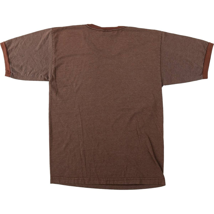 90'S THUNDER CREEK MAD MAGAZINE Ringer T-shirt, Men's Size S (approx.), Vintage unclear brown type Vintage Second Hand
