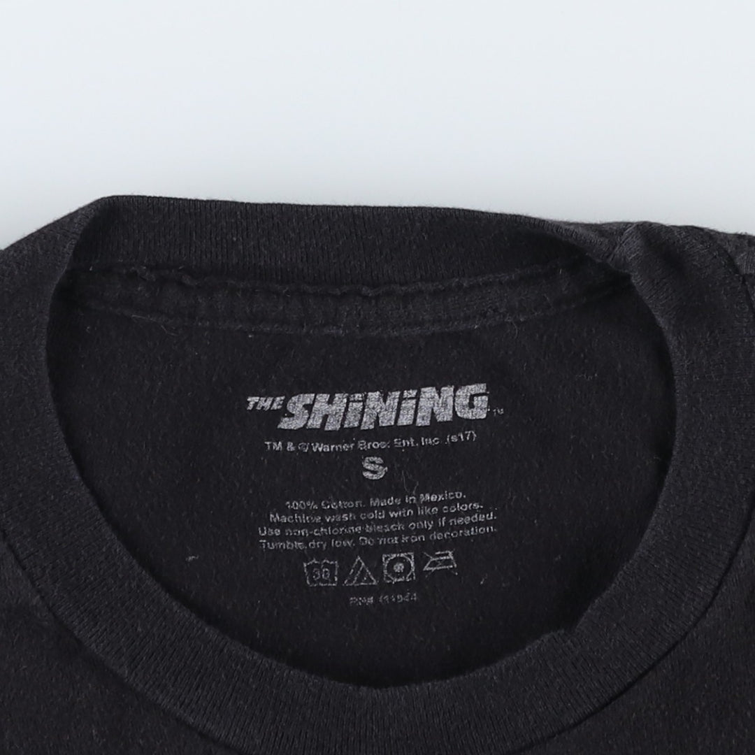 THE SHINiNG Movie T-shirt (Men's size S) cotton black type Vintage Second Hand