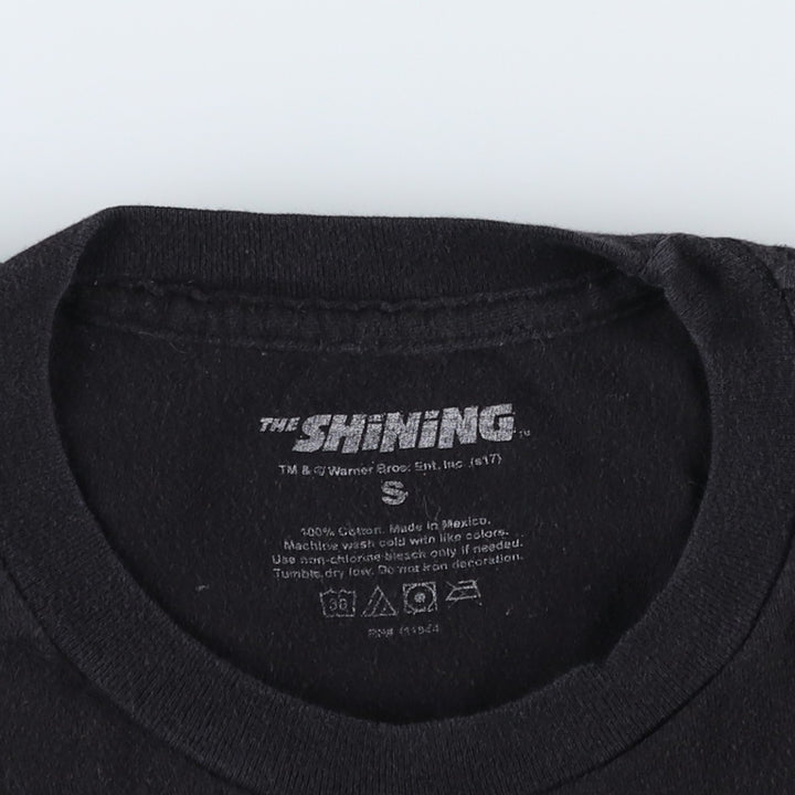 THE SHINiNG Movie T-shirt (Men's size S) cotton black type Vintage Second Hand