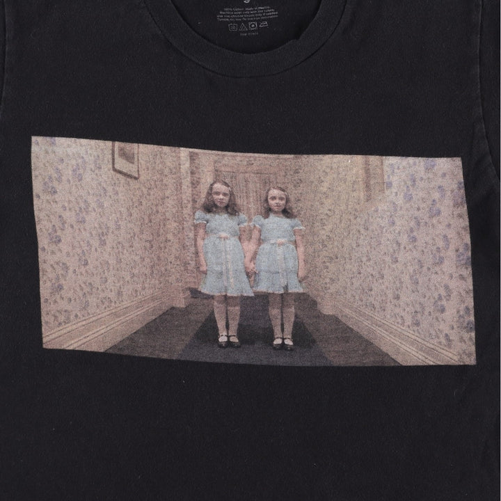 THE SHINiNG Movie T-shirt (Men's size S) cotton black type Vintage Second Hand