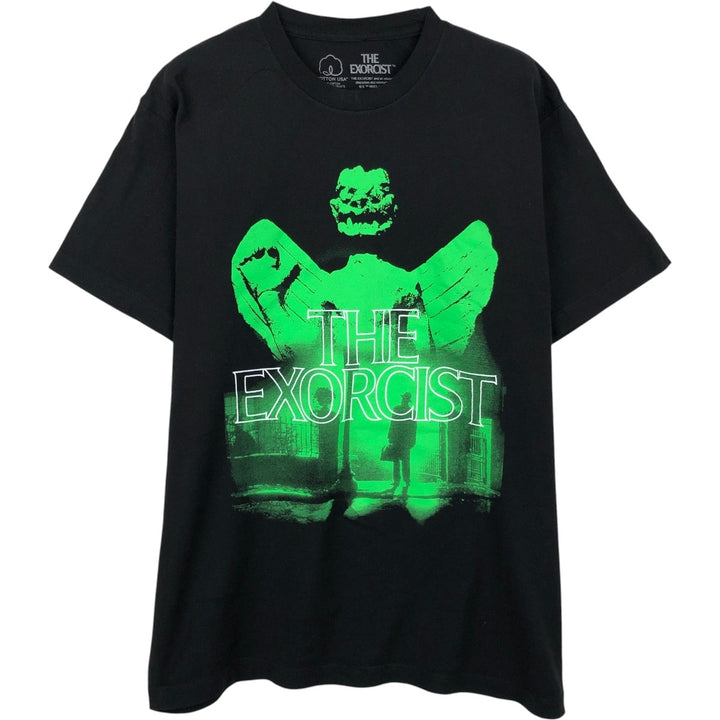 THE EXORCIST Movie T-shirt for men, size L cotton black type Vintage Second Hand
