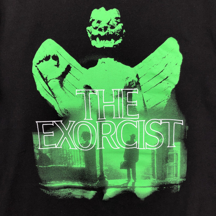 THE EXORCIST Movie T-shirt for men, size L cotton black type Vintage Second Hand