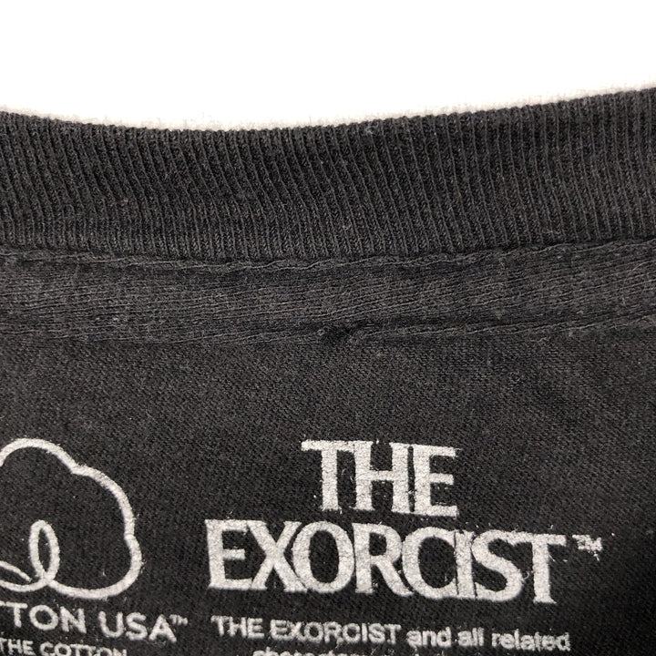 THE EXORCIST Movie T-shirt for men, size L cotton black type Vintage Second Hand