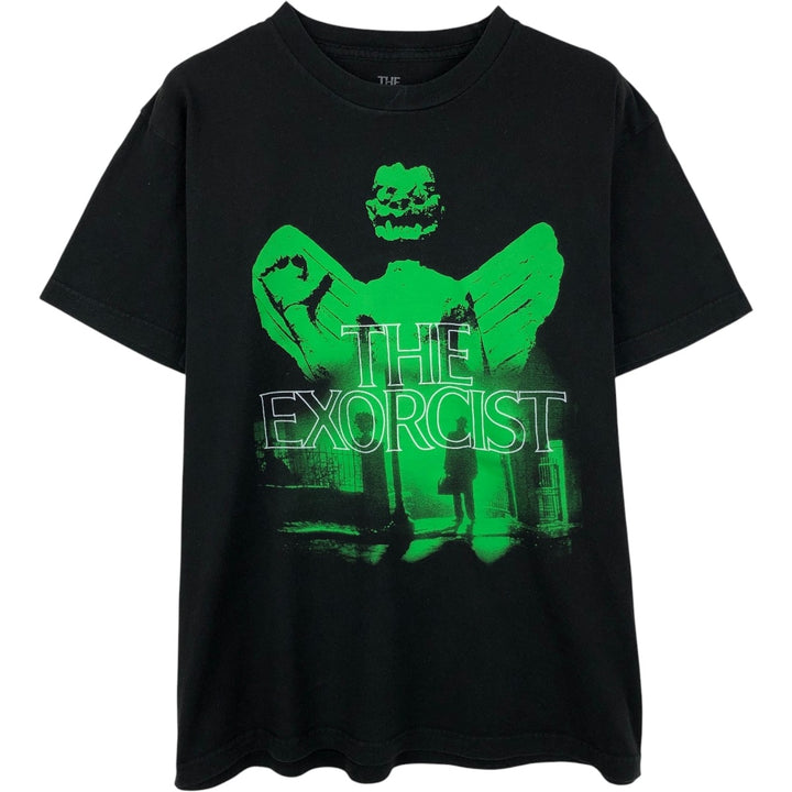 THE EXORCIST Movie T-shirt for men, size L cotton black type Vintage Second Hand