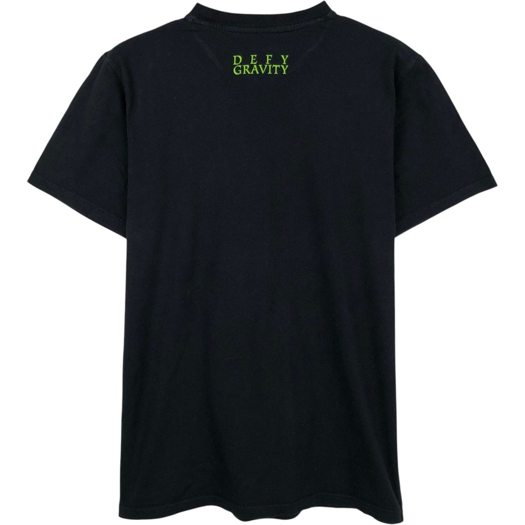 WICKED Wicked Movie T-shirt Men's M size cotton black type Vintage Second Hand