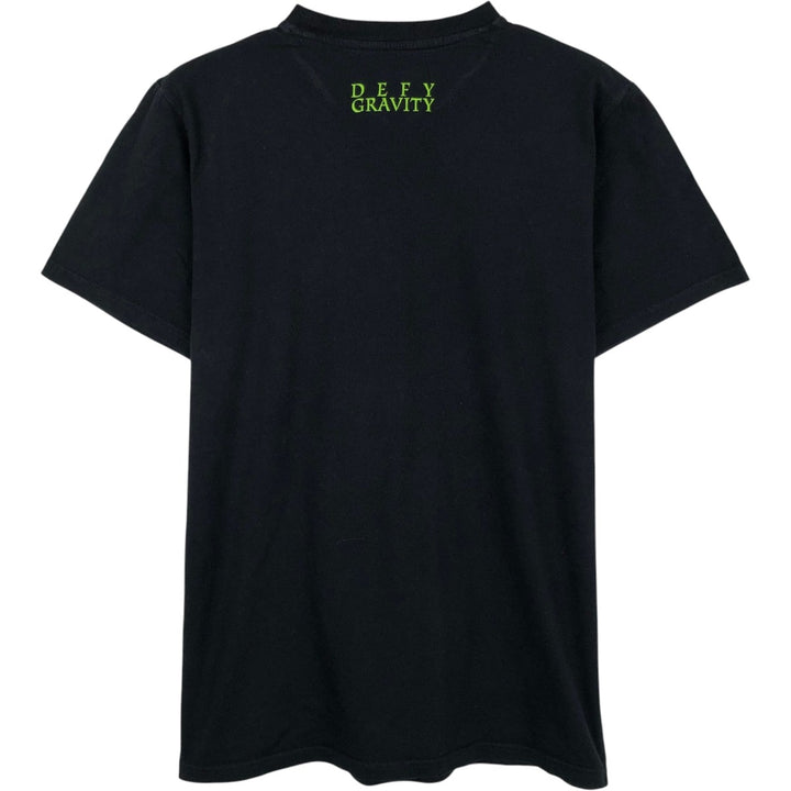WICKED Wicked Movie T-shirt Men's M size cotton black type Vintage Second Hand