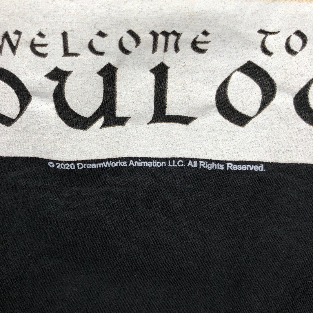 SHREK Movie T-Shirt (Men's XL equivalent) cotton black type Vintage Second Hand