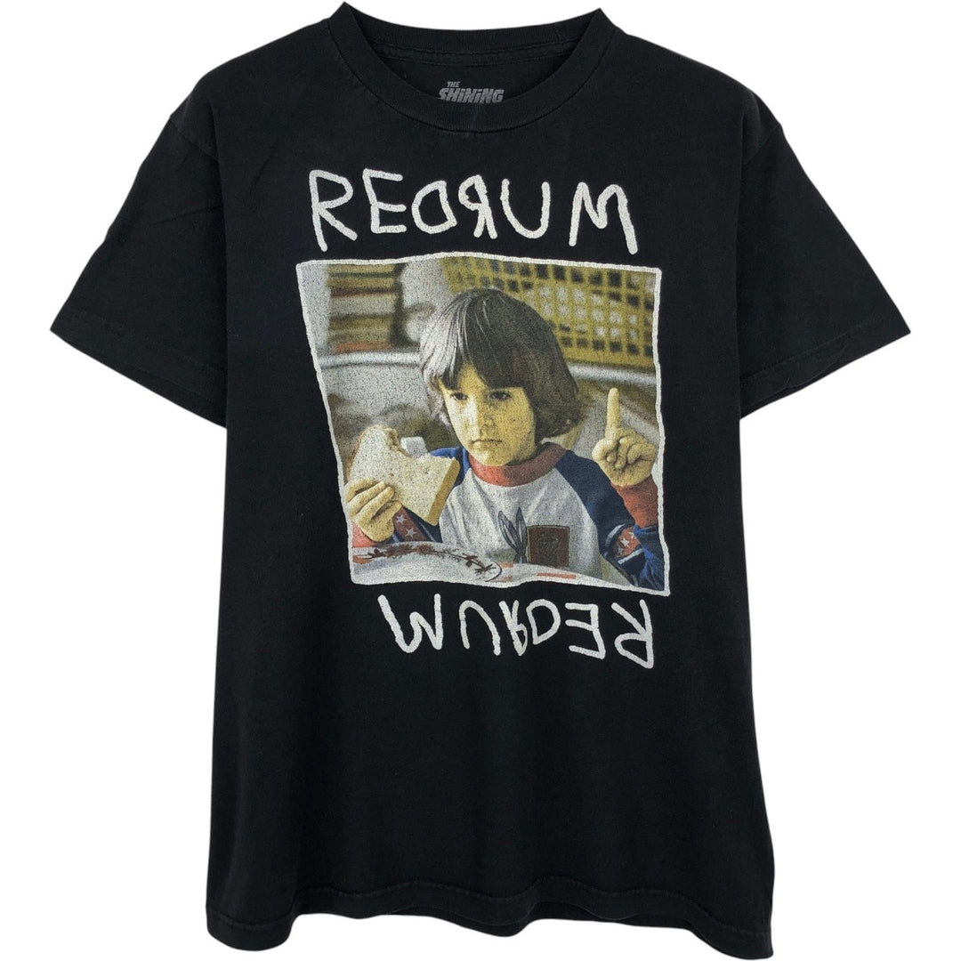 THE SHINiNG (The Shining) Movie T-shirt, Men's Size M (approx.) cotton black type Vintage Second Hand
