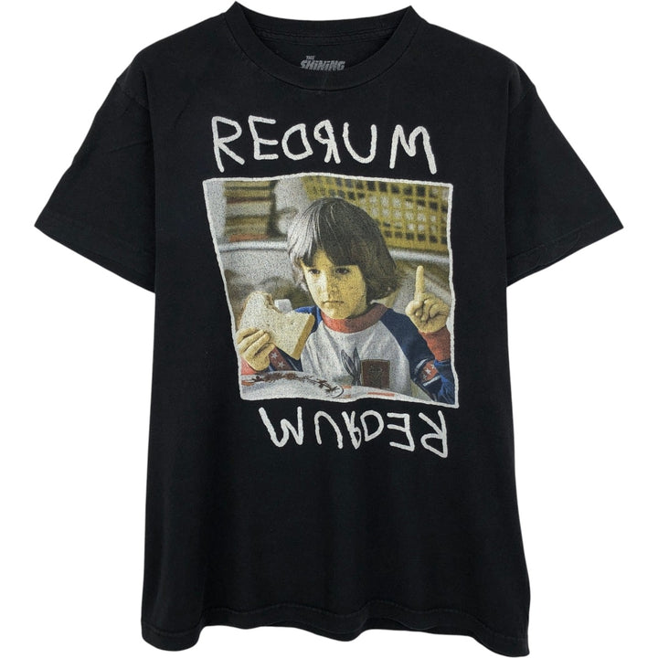 THE SHINiNG (The Shining) Movie T-shirt, Men's Size M (approx.) cotton black type Vintage Second Hand