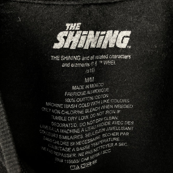 THE SHINiNG (The Shining) Movie T-shirt, Men's Size M (approx.) cotton black type Vintage Second Hand