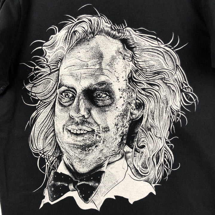 BEETLEJUICE movie T-shirt (Men's size L) cotton black type Vintage Second Hand