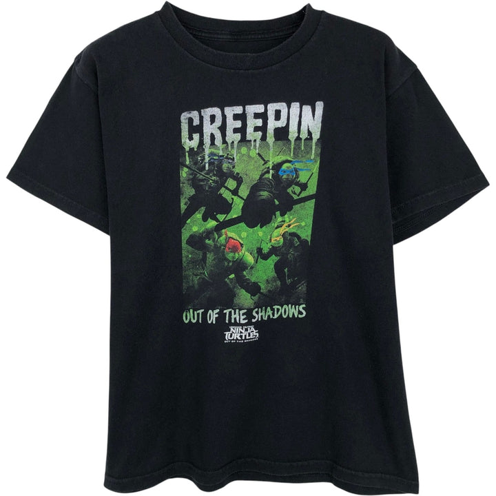 Teenage Mutant Ninja Turtles Movie T-Shirt (Men's Size M) cotton black type Vintage Second Hand