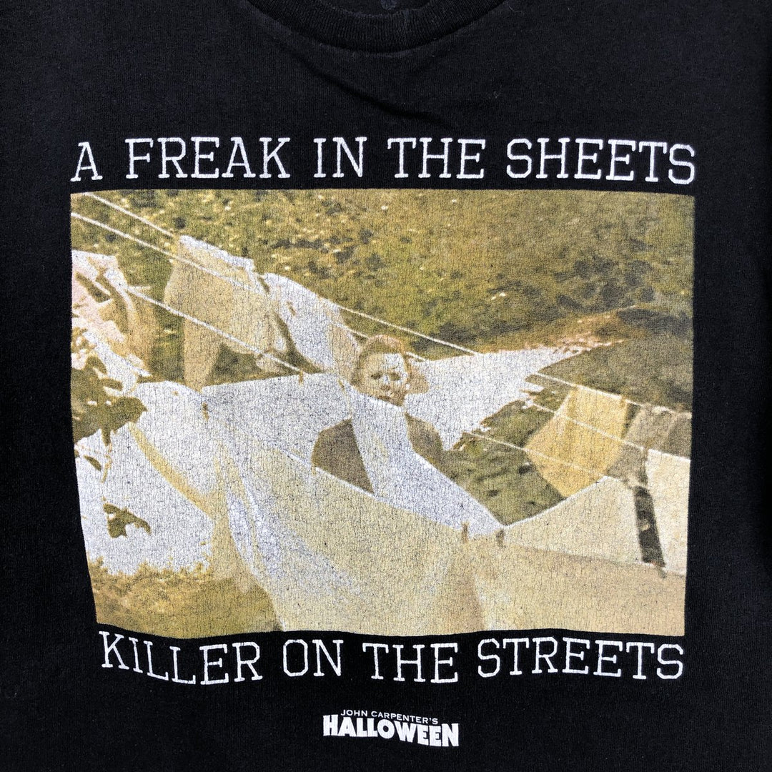 HALLOWEEN Movie T-Shirt, Men's, Size XL unclear black type Vintage Second Hand
