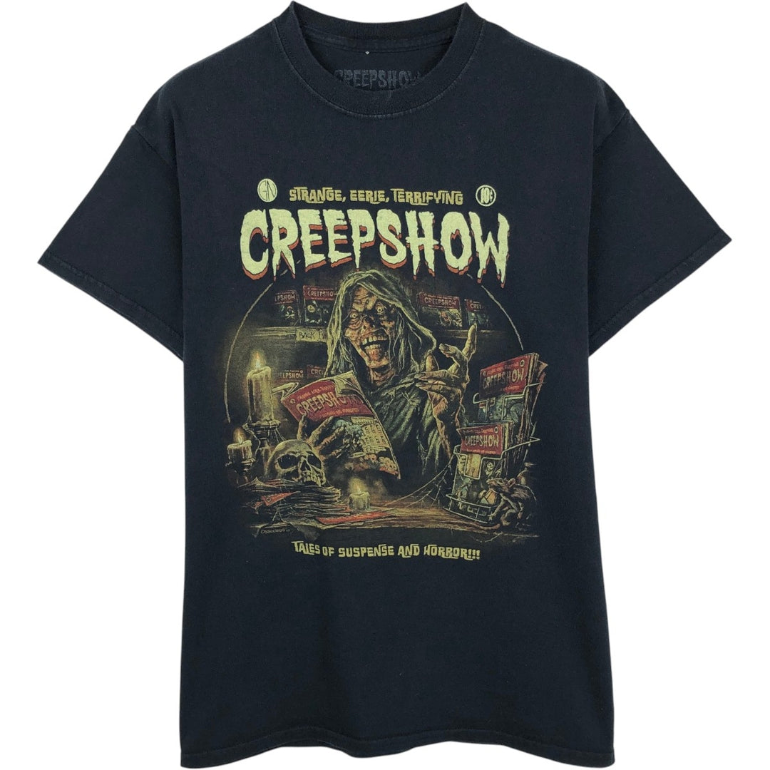 CREEPSHOW movie T-shirt (Men's size M) cotton black type Vintage Second Hand