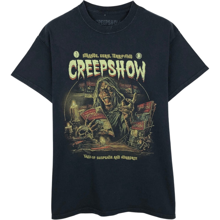 CREEPSHOW movie T-shirt (Men's size M) cotton black type Vintage Second Hand