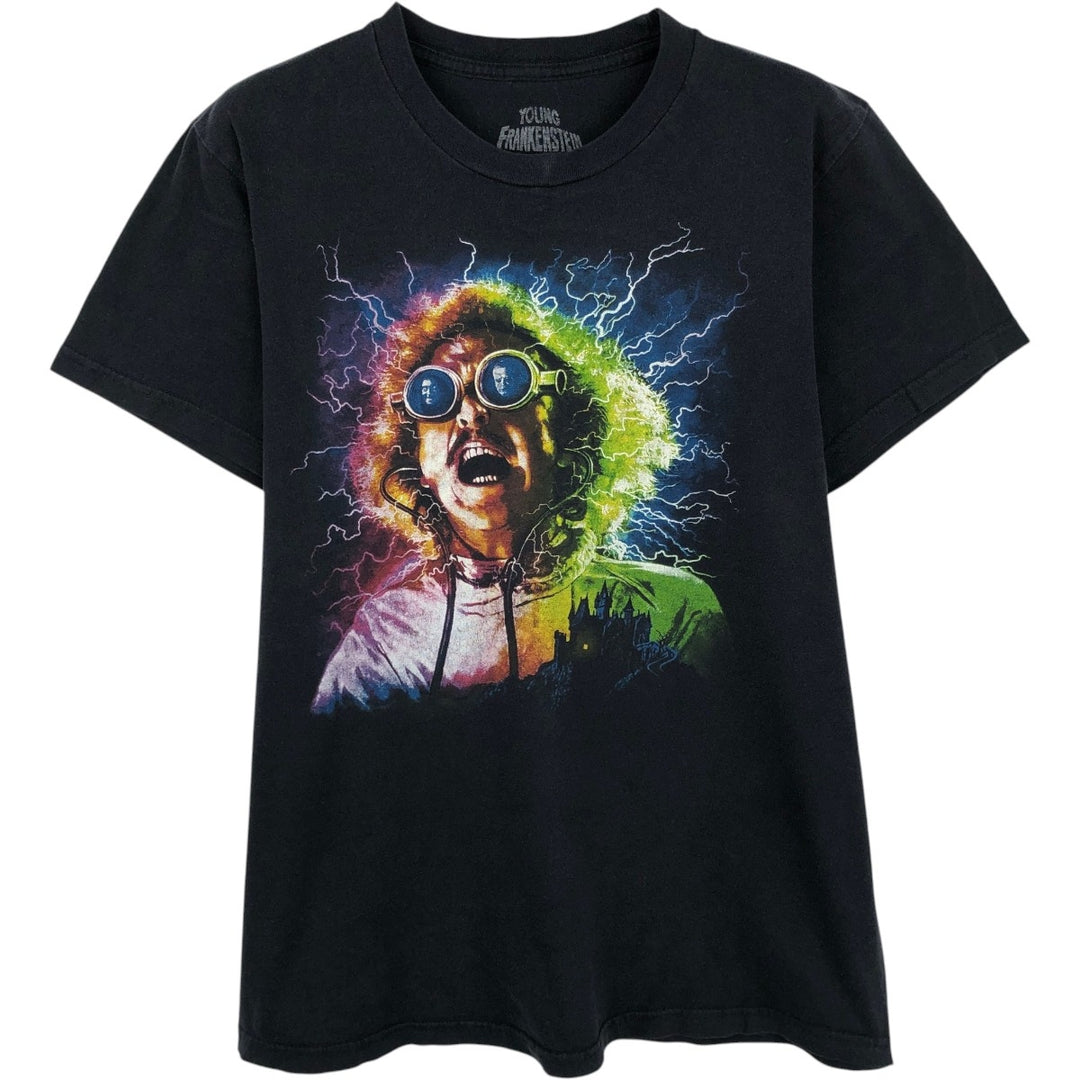 YOUNG FRANKENSTEIN Movie T-shirt (Men's Size M) cotton black type Vintage Second Hand