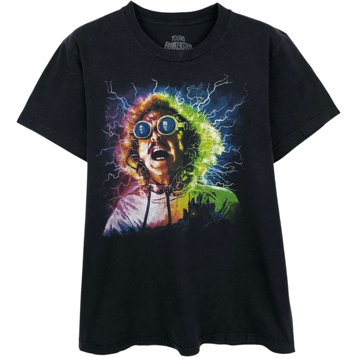 YOUNG FRANKENSTEIN Movie T-shirt (Men's Size M) cotton black type Vintage Second Hand