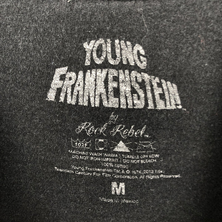 YOUNG FRANKENSTEIN Movie T-shirt (Men's Size M) cotton black type Vintage Second Hand
