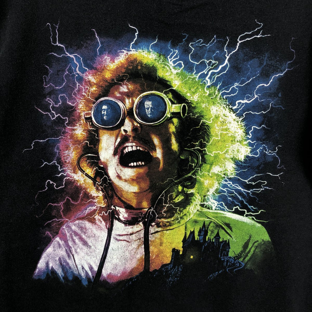 YOUNG FRANKENSTEIN Movie T-shirt (Men's Size M) cotton black type Vintage Second Hand