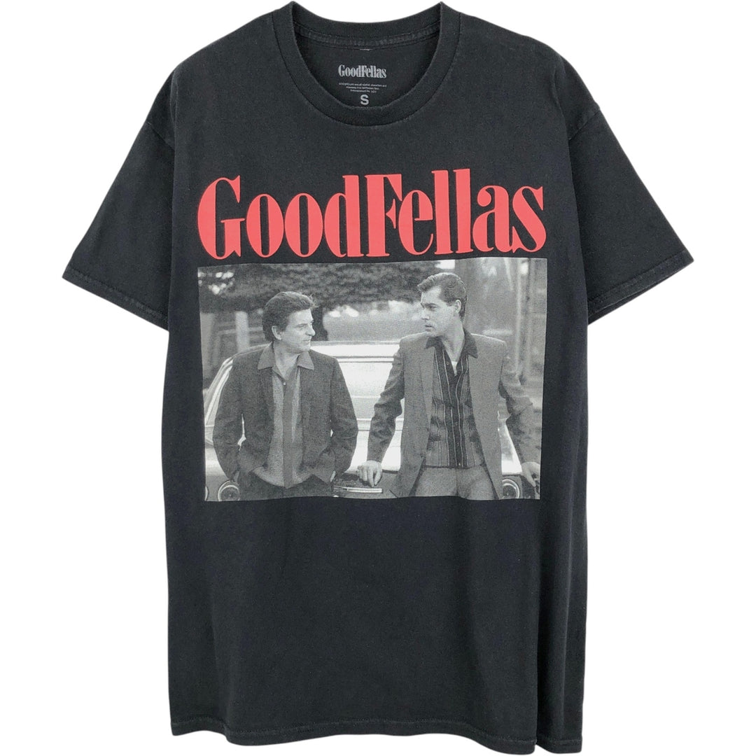 GOOD FELLAS Movie T-shirt (Men's Size S) cotton black type Vintage Second Hand