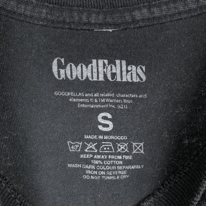 GOOD FELLAS Movie T-shirt (Men's Size S) cotton black type Vintage Second Hand