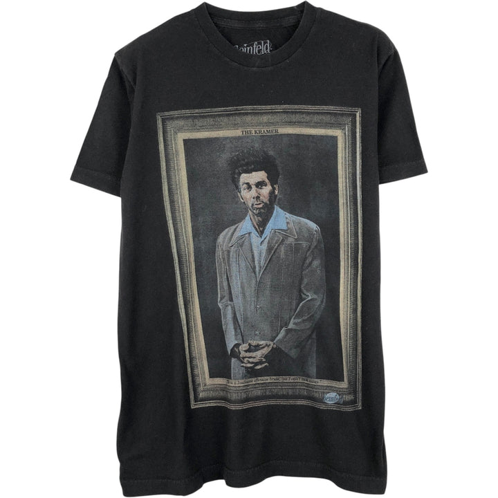 SEINFELD Movie T-shirt (Men's size M) cotton black type Vintage Second Hand