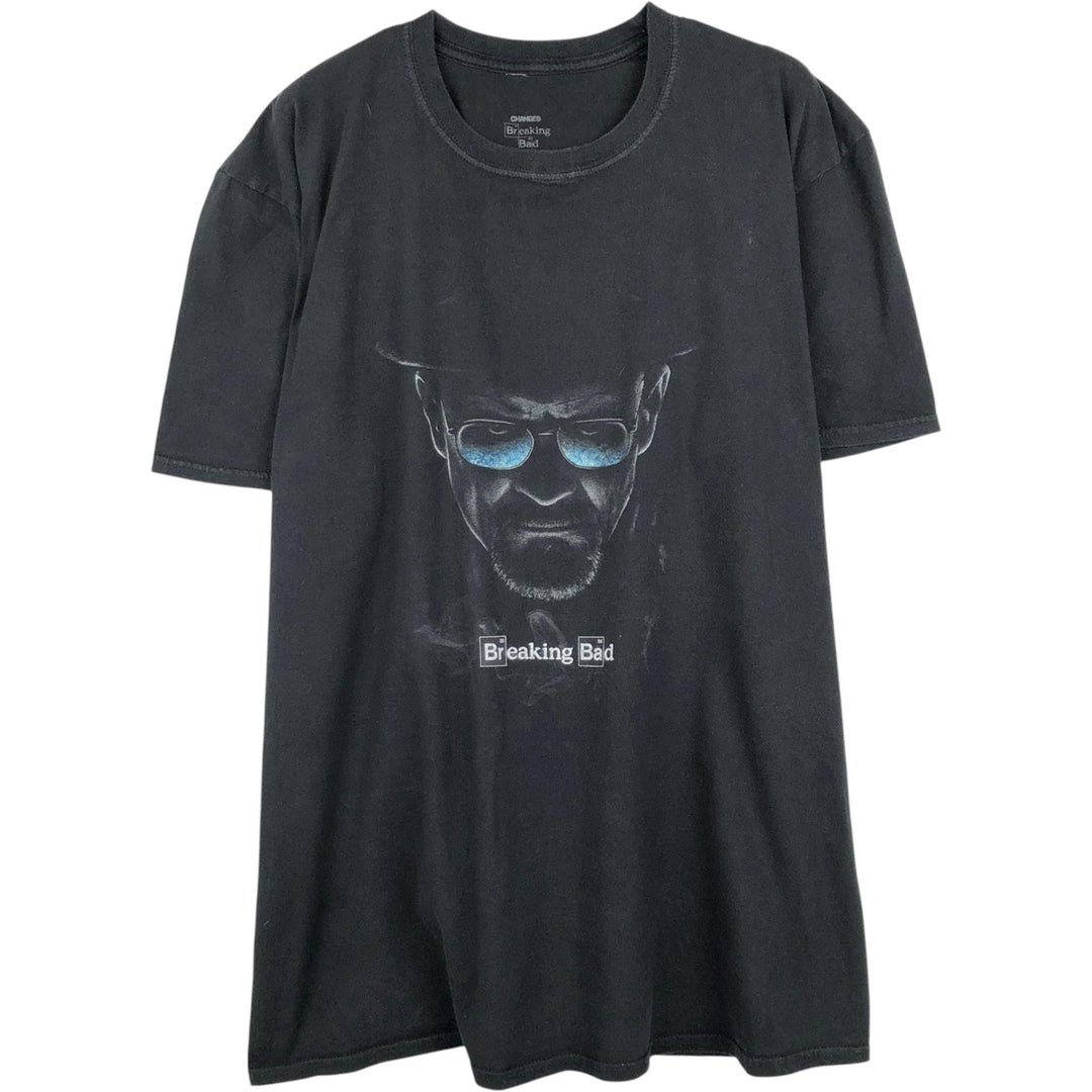BREAKING BAD movie t-shirt (men's size XL) cotton black type Vintage Second Hand