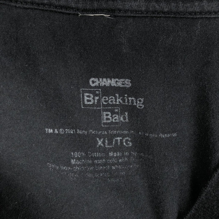 BREAKING BAD movie t-shirt (men's size XL) cotton black type Vintage Second Hand