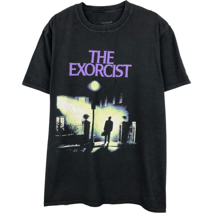 THE EXORCIST Movie T-shirt for men, size L cotton black type Vintage Second Hand