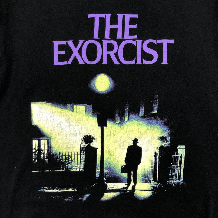 THE EXORCIST Movie T-shirt for men, size L cotton black type Vintage Second Hand