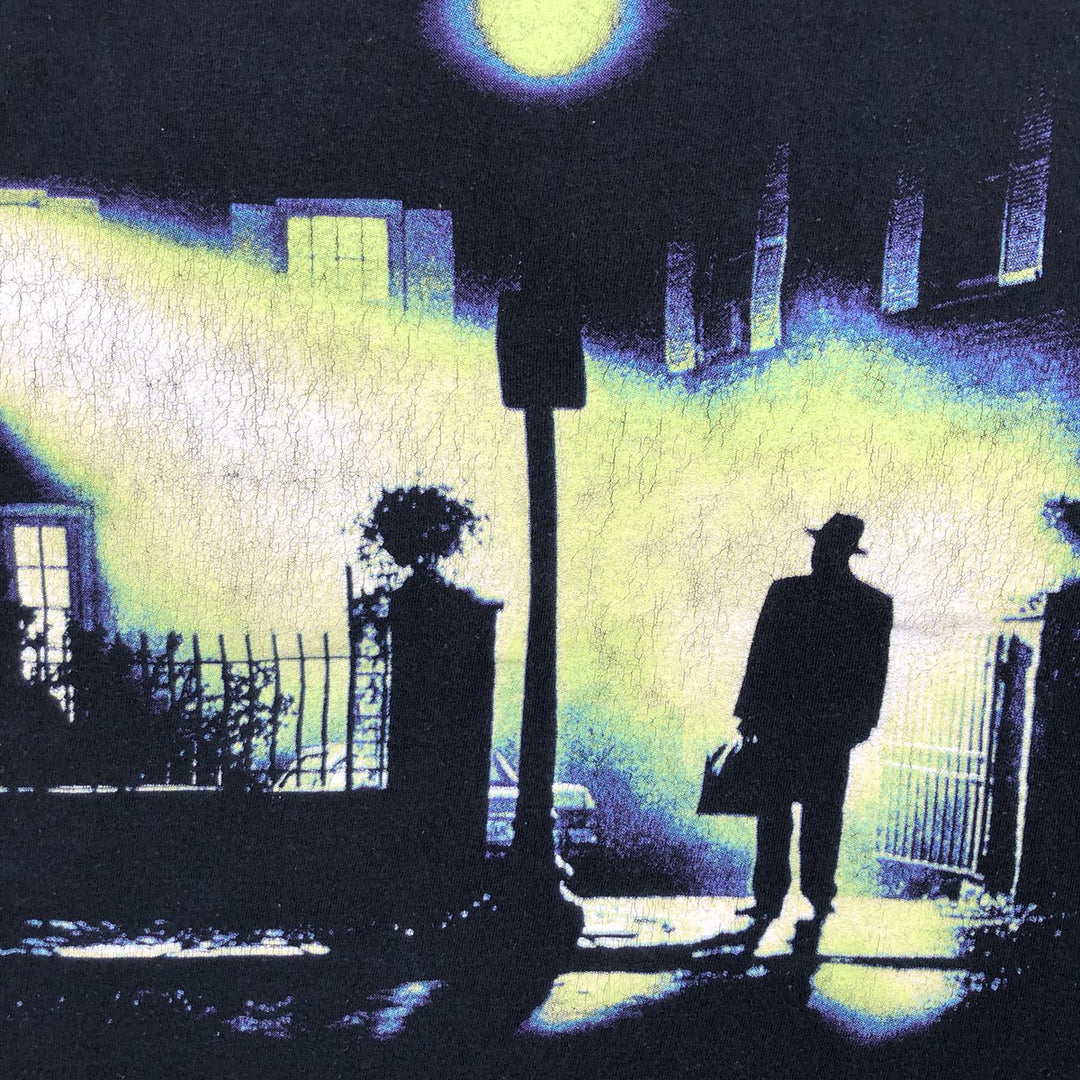 THE EXORCIST Movie T-shirt for men, size L cotton black type Vintage Second Hand