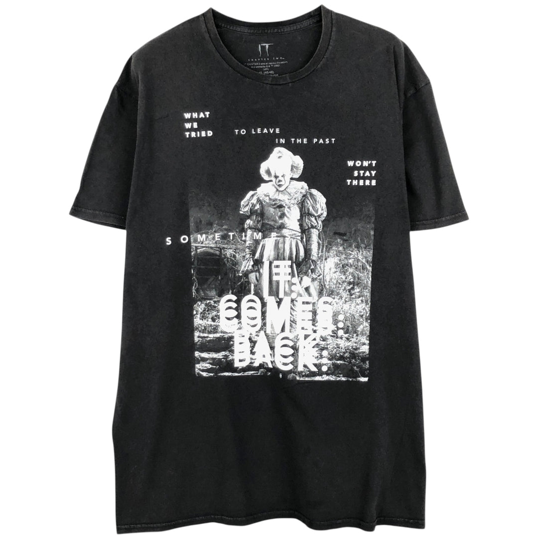 IT Movie T-shirt Men's XL size cotton black type Vintage Second Hand