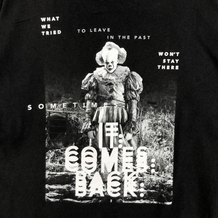 IT Movie T-shirt Men's XL size cotton black type Vintage Second Hand