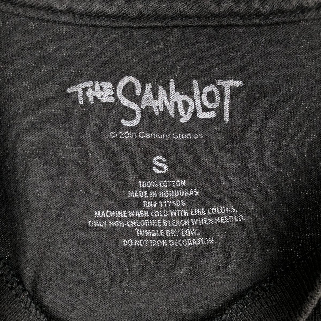 THE SANDLOT Movie T-shirt (Men's size S) cotton black type Vintage Second Hand