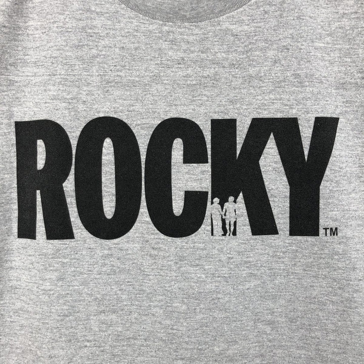 Spider-Man Rocky Movie T-Shirt (Men's XL equivalent) cotton gray type Vintage Second Hand