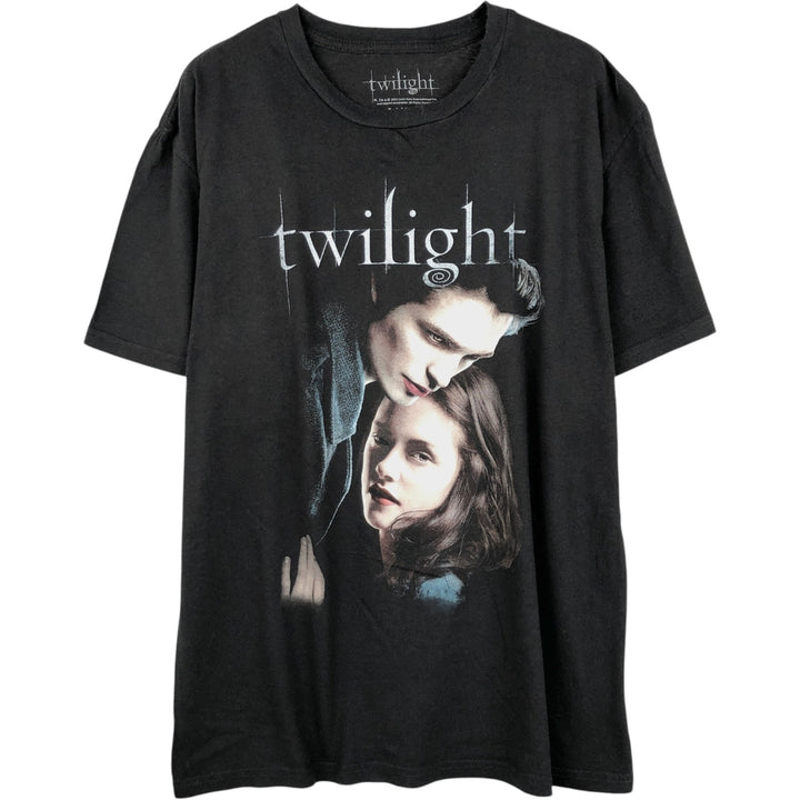 TWILIGHT Movie T-Shirt (Men's XL equivalent) cotton black type Vintage Second Hand