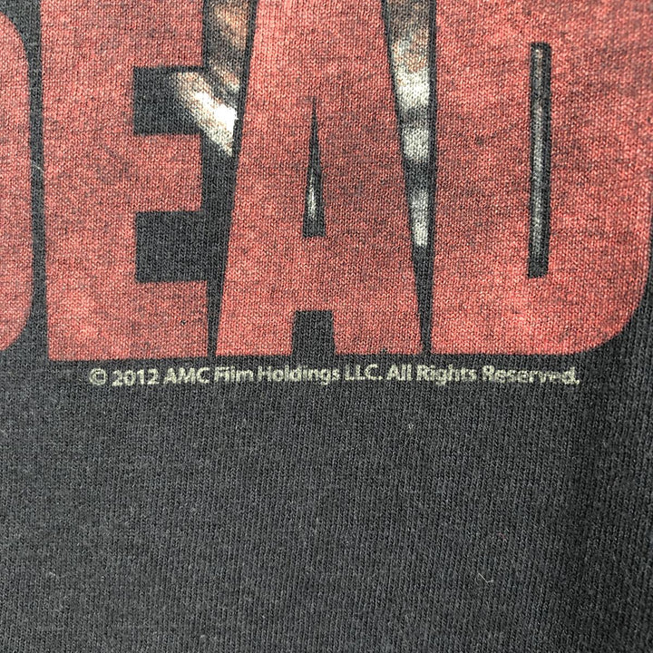 Jerzees THE WALKING DEAD Large Print Movie T-Shirt, Men's XL cotton black type Vintage Second Hand