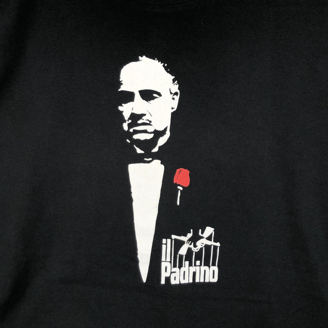 THE GODFATHER Movie T-Shirt (Men's XXL equivalent) cotton black type Vintage Second Hand