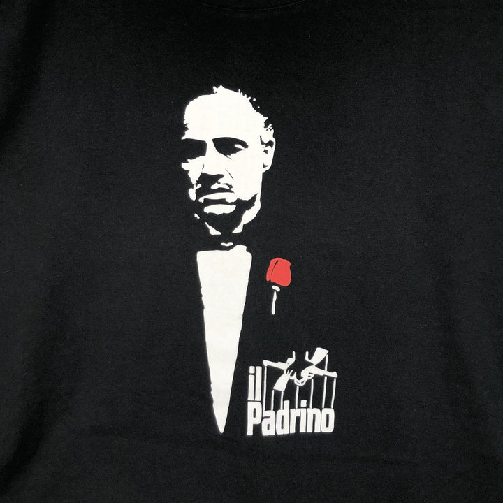THE GODFATHER Movie T-Shirt (Men's XXL equivalent) cotton black type Vintage Second Hand
