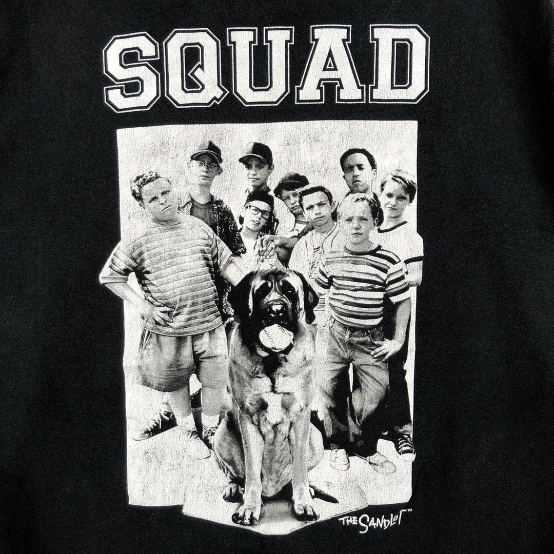 THE SANDLOT Movie T-Shirt (Men's Size XL) unclear black type Vintage Second Hand