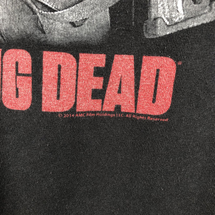 Delta DELTA THE WALKING DEAD Movie T-shirt for men, size XL cotton black type Vintage Second Hand
