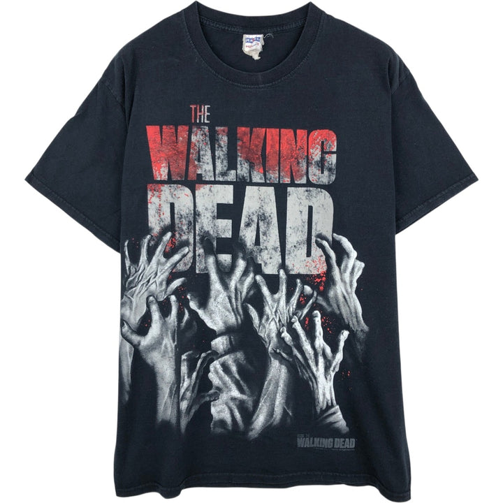 Jerzees THE WALKING DEAD Movie T-Shirt, Men's Size L cotton black type Vintage Second Hand