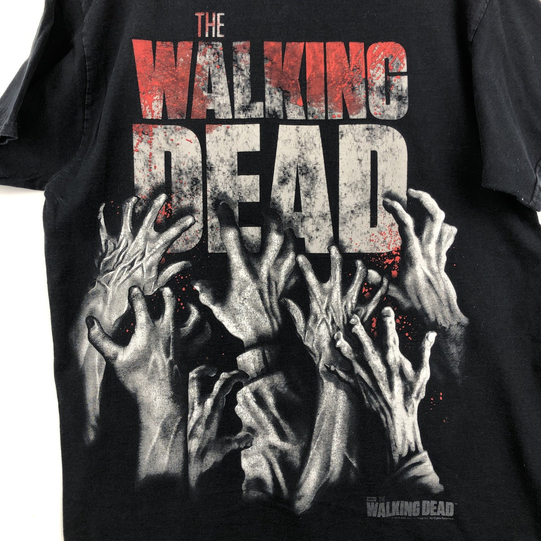 Jerzees THE WALKING DEAD Movie T-Shirt, Men's Size L cotton black type Vintage Second Hand