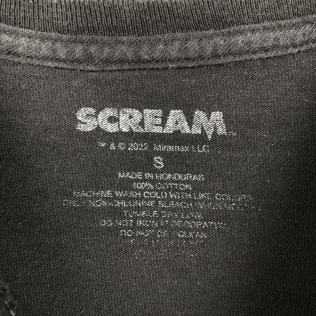 SCREAM Movie T-shirt, Men's S size cotton black type Vintage Second Hand
