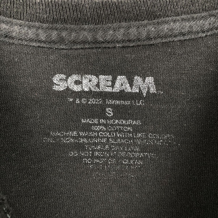 SCREAM Movie T-shirt, Men's S size cotton black type Vintage Second Hand