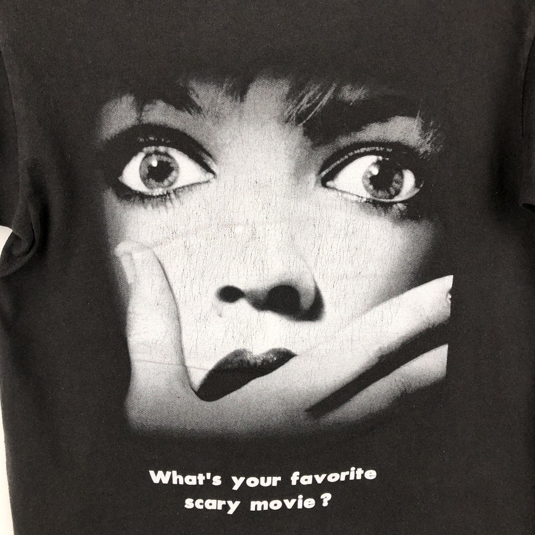 SCREAM Movie T-shirt, Men's S size cotton black type Vintage Second Hand