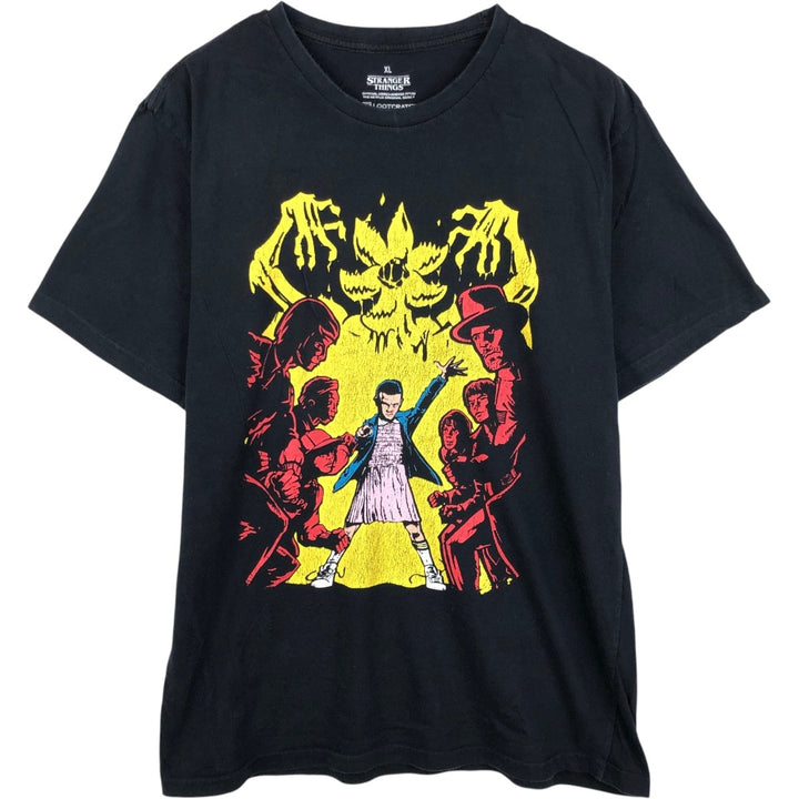 LOOTCRATE STRANGER THINGS Movie T-Shirt (Men's XL equivalent) cotton black type Vintage Second Hand