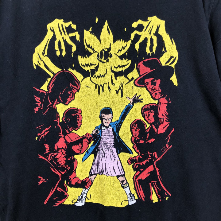 LOOTCRATE STRANGER THINGS Movie T-Shirt (Men's XL equivalent) cotton black type Vintage Second Hand